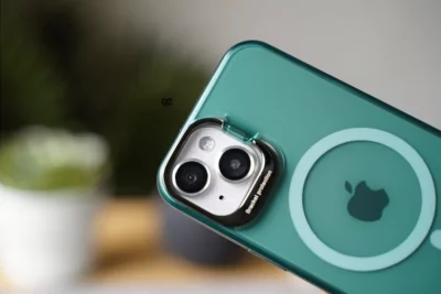 Magsafe Matte Finish Case with Kickstand Ring Feature