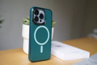 Magsafe Matte Finish Case with Kickstand Ring Feature