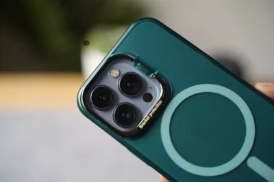 Magsafe Matte Finish Case with Kickstand Ring Feature