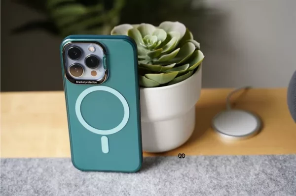 Magsafe Matte Finish Case with Kickstand Ring Feature - Image 57