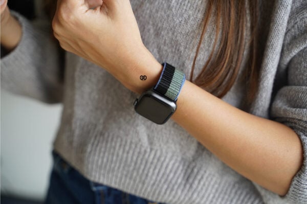 Midnight/Eucalyptus Sports Loop for Apple Watch 42MM 41MM 40MM Series 4 5 6 7 8 9 10 SE SE 2 Gen - Image 3