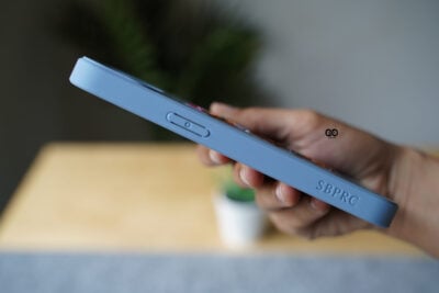 Sierra Blue Woven Leather case