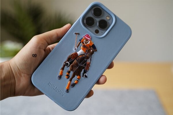 Sierra Blue Woven Leather case - Image 6