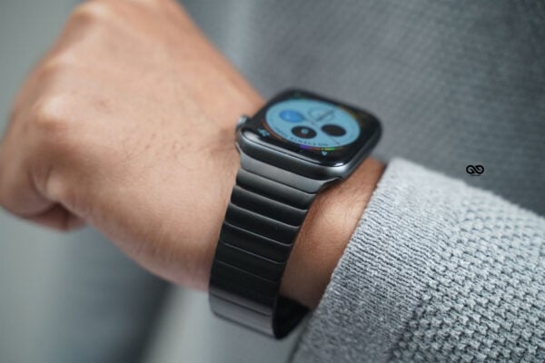 Link Strap Black Metal Belt for Apple Watch 44MM 45MM 46 MM Series 4 5 6 7 8 9 10 SE SE 2 Gen - Image 6