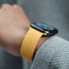 Maize Braided Solo Loop For Apple Watch 44MM 45MM 46MM Series 4 5 6 7 8 9 10 11 (SE 2 3 Gen)