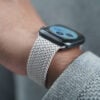Starlight Braided Solo Loop For Apple Watch 44MM 45MM 46MM Series 4 5 6 7 8 9 10 SE SE 2 Gen