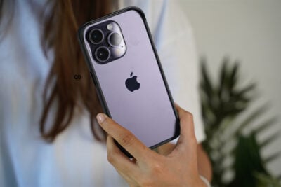 Black Fiber Bumper for iPhone 14 Pro (Bumper, not a Case)