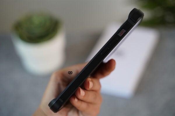 Black Fiber Bumper for iPhone 14 Pro (Bumper, not a Case) - Image 8