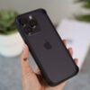Black Fiber Bumper for iPhone 14 Pro (Bumper, not a Case)