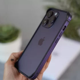 Deep Purple Fiber Bumper for iPhone 14 Pro (Bumper, not a Case)