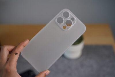 Frosted White Ultra Thin Slim Case for iPhone 14 Pro / 14 Pro Max