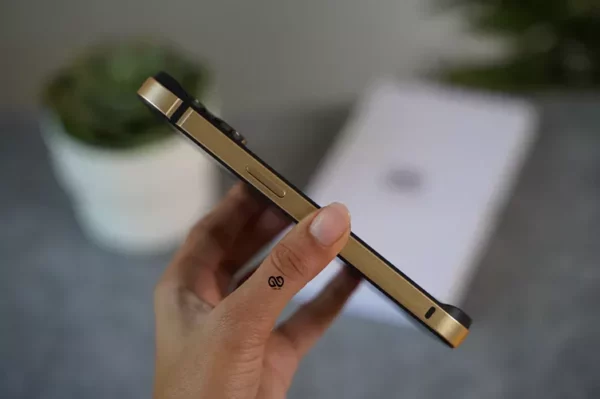 Copper Gold Fiber Bumper for iPhone 14 Pro Max (Bumper, not a Case) - Image 2