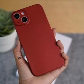 Red Ultra Thin Case for iPhone 14 Plus