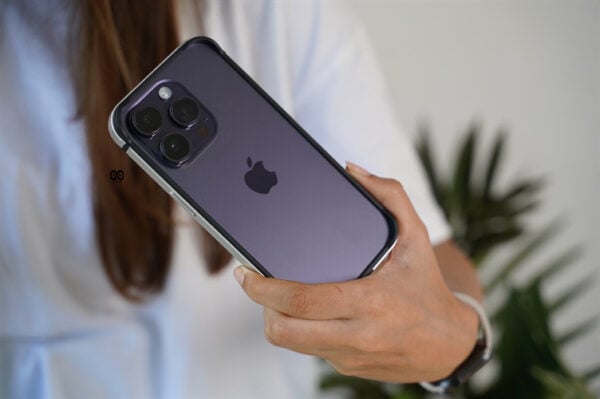 Silver Fiber Bumper for iPhone 14 Pro (Bumper, not a Case) - Image 4