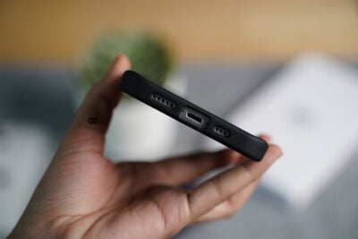 Black Transparent Drop Proof Sleek Case for iPhone 12