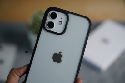 Black Transparent Drop Proof Sleek Case for iPhone 12