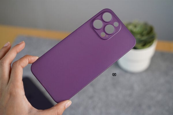 Deep Purple Ultra Thin Slim Case for iPhone 14 Pro Max - Image 2