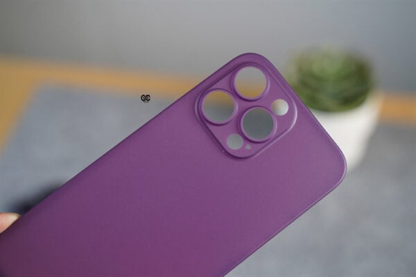 Deep Purple Ultra Thin Slim Case for iPhone 14 Pro Max - Image 5