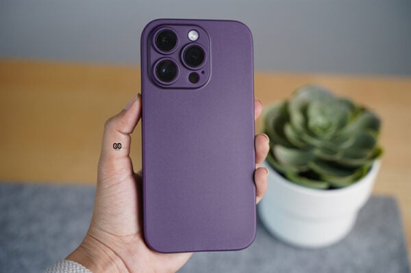 Deep Purple Ultra Thin Slim Case for iPhone 14 Pro Max