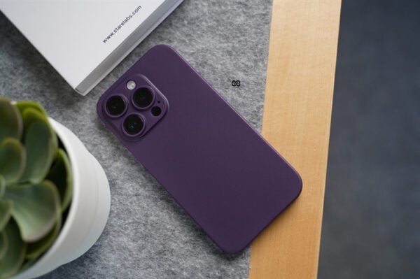 Deep Purple Ultra Thin Slim Case for iPhone 14 Pro Max - Image 8