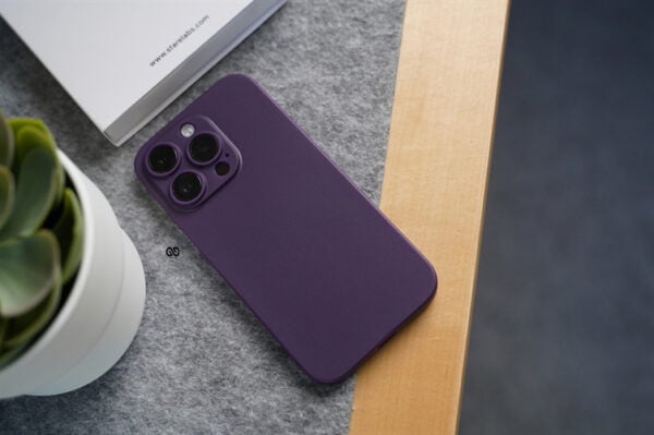 Deep Purple Ultra Thin Slim Case for iPhone 14 Pro Max - Image 10
