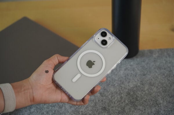 Magsafe Ultra Clear Transparent Glass Case for iPhone 14 Plus - Image 11