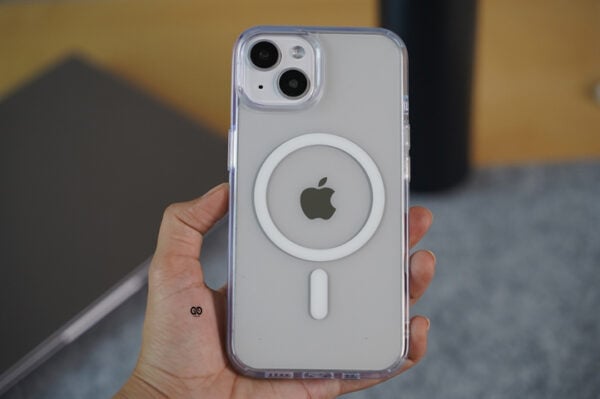 Magsafe Ultra Clear Transparent Glass Case for iPhone 14 Plus - Image 8
