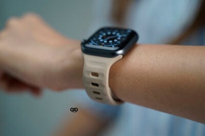 Sand Yellow Waterproof Silicone Sports Band for Apple Watch 42MM 41MM 40MM Series 4 5 6 7 8 9 10 SE SE 2 Gen