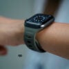 Army Green Waterproof Silicone Sports Bands for Apple Watch 42MM 41MM 40MM Series 4 5 6 7 8 9 10 SE SE 2 Gen