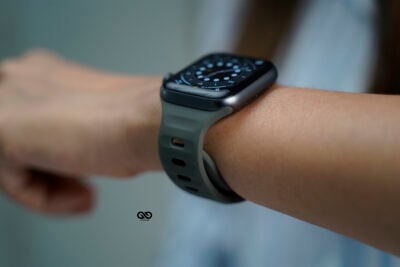 Army Green Waterproof Silicone Sports Band for Apple Watch 42MM 41MM 40MM Series 4 5 6 7 8 9 10 SE SE 2 Gen