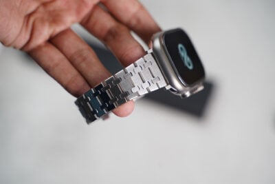 Stainless Steel Metal Chain Strap For Apple Watch 49 (Series Ultra/Ultra 2/Ultra 3)