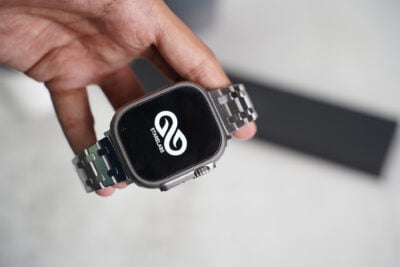 Stainless Steel Metal Chain Strap For Apple Watch 49 (Series Ultra/Ultra 2/Ultra 3)