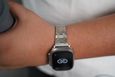 Stainless Steel Metal Chain Strap For Apple Watch 49 (Series Ultra/Ultra 2/Ultra 3)