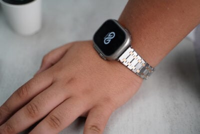 Stainless Steel Metal Chain Strap For Apple Watch 49 (Series Ultra/Ultra 2/Ultra 3)