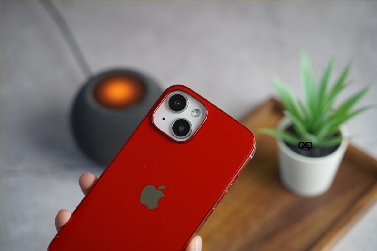 Red Glass Finish Soft case for iPhone 14 Plus