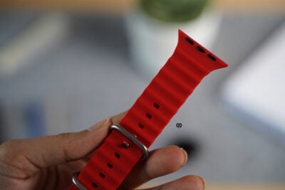 Red Silicone Ocean Band For Apple Watch 42MM 41MM 40MM Series 4 5 6 7 8 9 10 SE SE 2 Gen