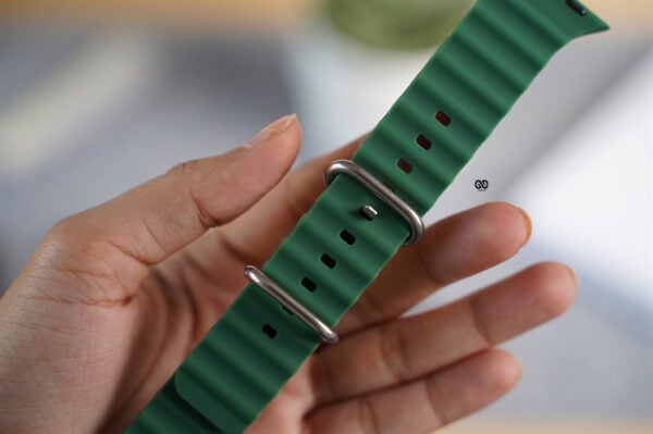 Silicone Ocean Band For Apple Watch 42MM 41MM 40MM Series 4 5 6 7 8 9 10 SE SE 2 Gen - Image 8