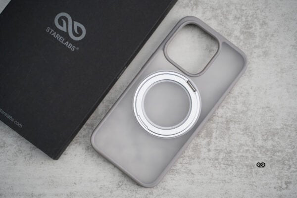 Natural Shockproof Slim Case with 360 Degree Rotatable Magsafe Ring For iPhone 15/15Pro/15Pro max - Image 2