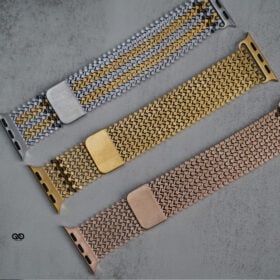 Magnetic closure stainless steel loop For Apple Watch 42MM 41MM 40MM Series 4 5 6 7 8 9 10 11 SE SE 2 Gen
