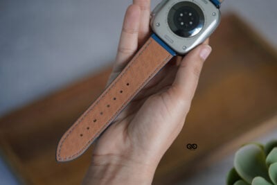 Faux leather strap (casual/office look) For iWatch 49 mm for Series Ultra