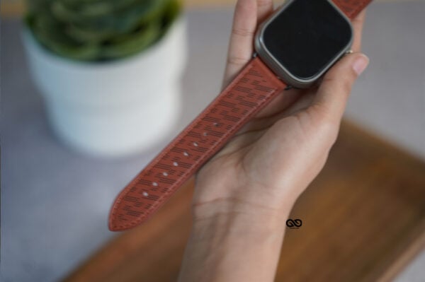 Faux leather strap (casual/office look) For iWatch 49 mm for Series Ultra - Image 22