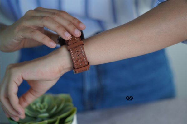 Faux leather strap (casual/office look) For iWatch 49 mm for Series Ultra - Image 14