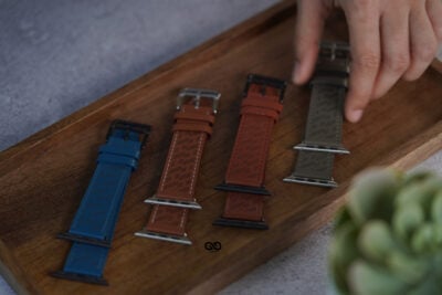 Faux leather strap (casual/office look) For iWatch 49 mm for Series Ultra