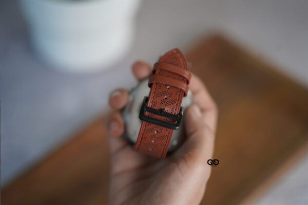Faux leather strap (casual/office look) For iWatch 49 mm for Series Ultra - Image 4