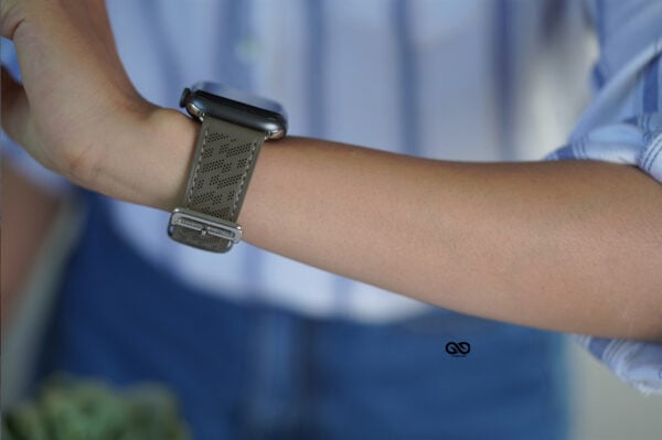 Faux leather strap (casual/office look) For iWatch 49 mm for Series Ultra - Image 3