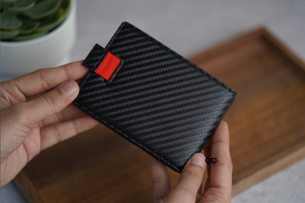 Mens Carbon Fiber Leather Wallet Purse Slim Credit Card ID Holder Trifold  Case | eBay