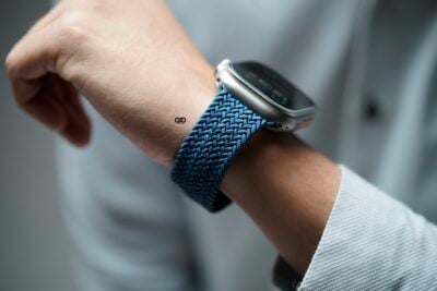 Abyss Blue Braided Solo Loop For Apple Watch 49 MM Series Ultra/Ultra 2