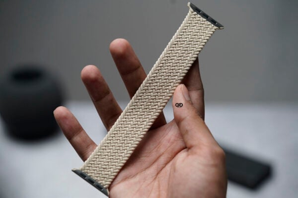Beige Braided Solo Loop For Apple Watch 49 MM Series Ultra/Ultra 2 - Image 7