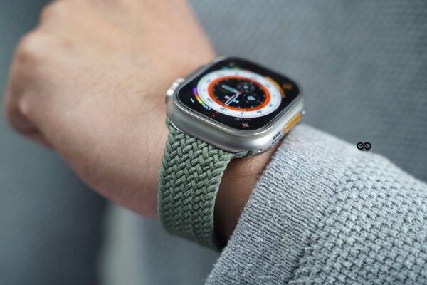 Inverness Green Braided Solo Loop For Apple Watch 49 MM Series Ultra/Ultra 2