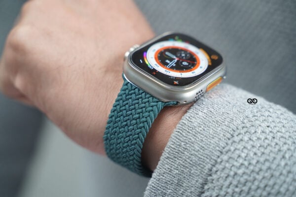 Midnight Green Braided Solo Loop For Apple Watch 49 MM Series Ultra/Ultra 2 - Image 7